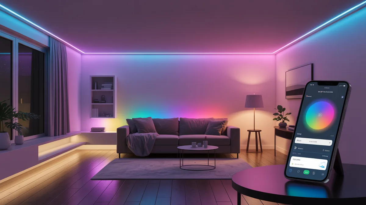 Comment créer un éclairage d'ambiance connecté avec ruban LED : guide complet