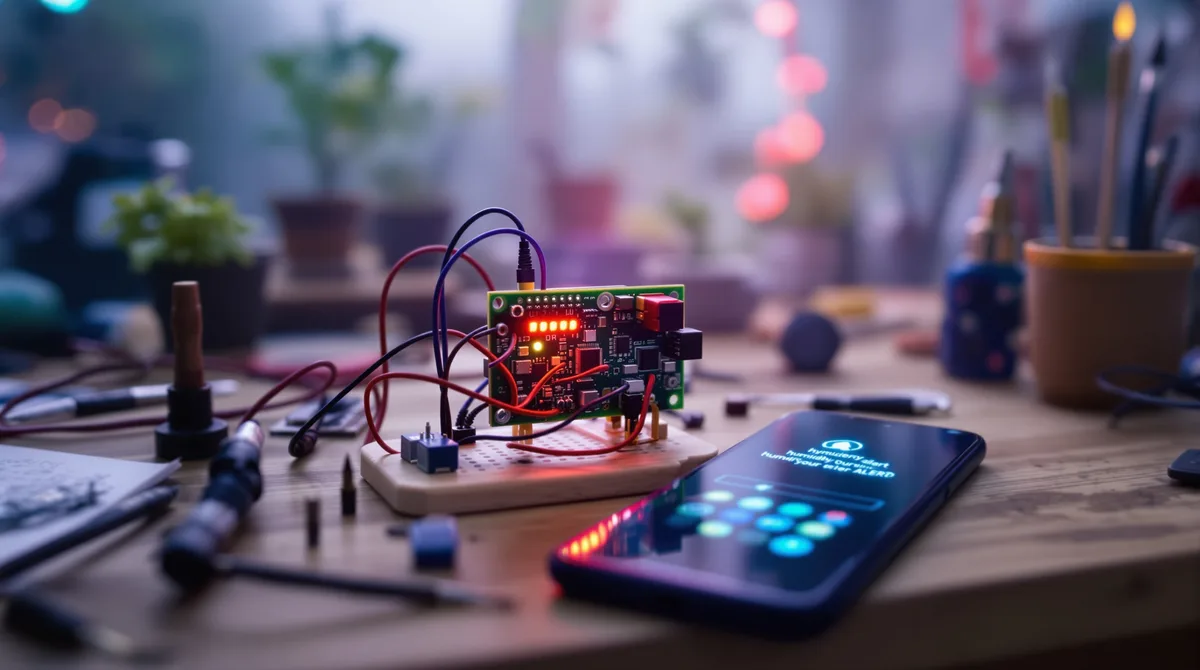 Comment fabriquer un détecteur d'humidité connecté avec alertes smartphone