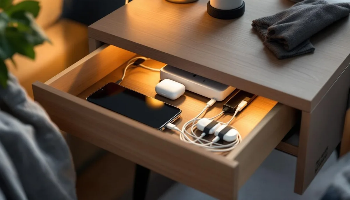 Comment fabriquer une station de recharge cachée dans un meuble : guide complet