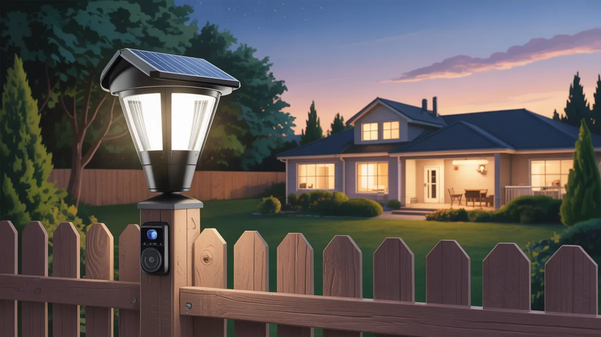 Comment installer un éclairage solaire de sécurité avec détection périmétrique