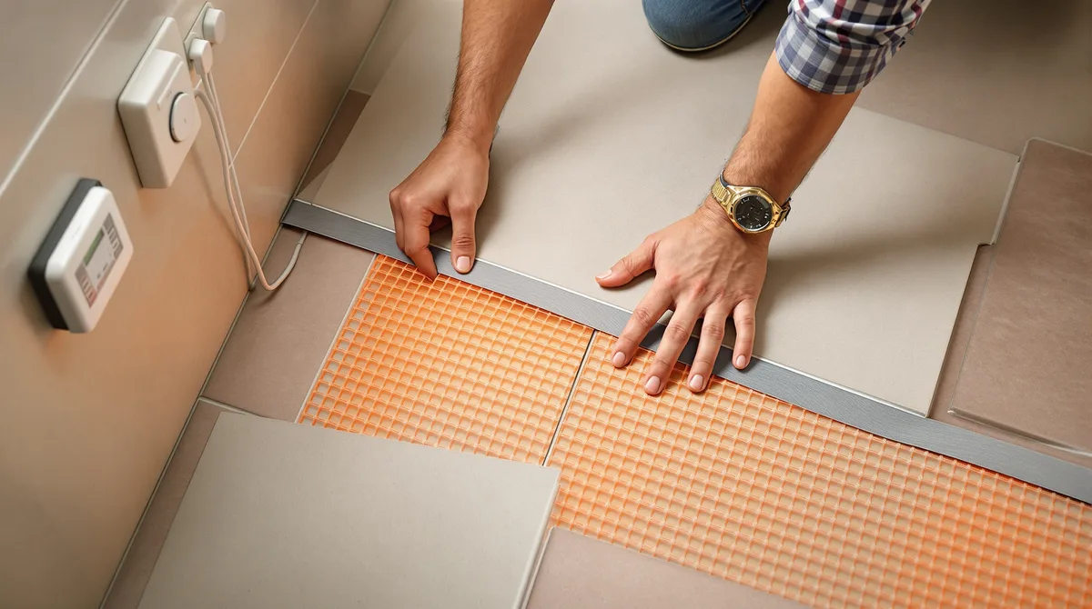 Comment installer un plancher chauffant électrique sous carrelage existant
