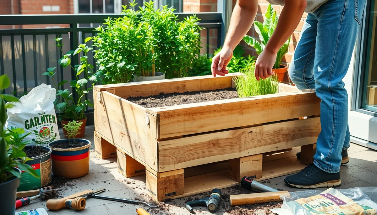 Construire un potager surélevé en palettes : guide complet du débutant