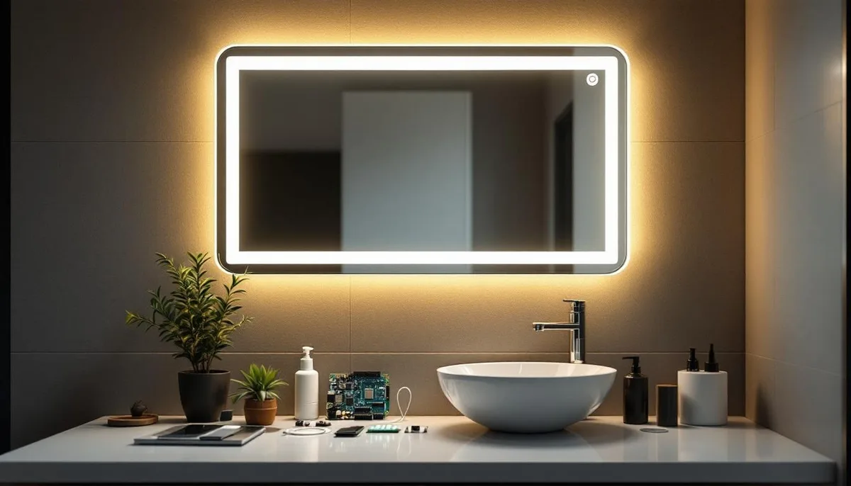 Fabriquer un miroir LED intelligent avec détecteur de mouvement : guide complet