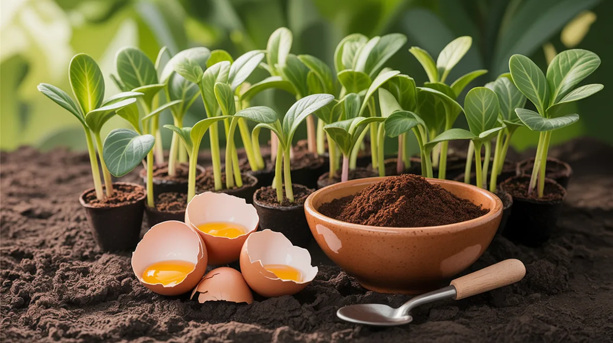 Fabriquer un répulsif naturel anti-limaces avec marc de café et coquilles d'œufs