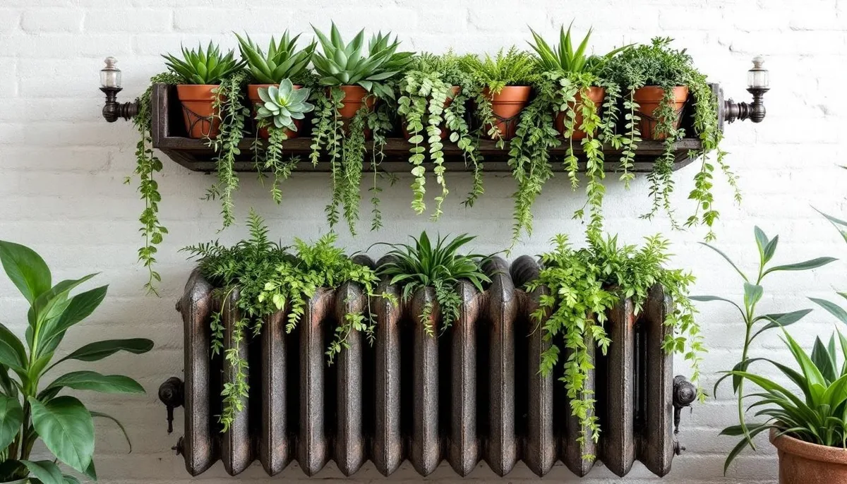 Transformer un ancien radiateur en jardinière design verticale : guide complet