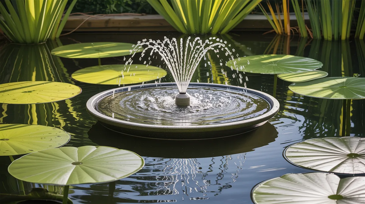 Comment créer une fontaine solaire flottante pour votre bassin de jardin