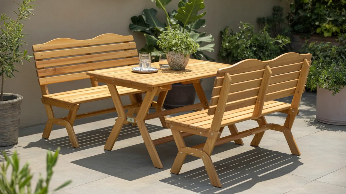 Comment fabriquer un banc de jardin convertible en table avec dossier rabattable