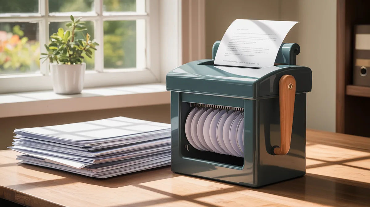 Comment fabriquer un destructeur de documents écologique avec broyeur manuel