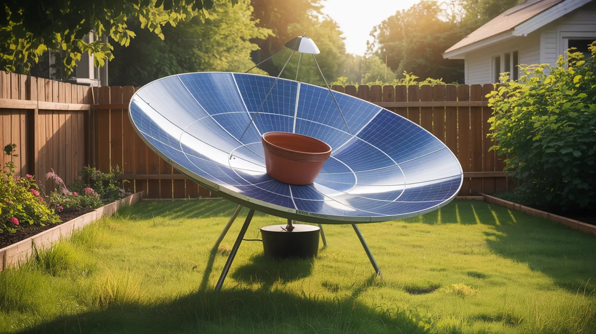 Comment fabriquer un four solaire parabolique avec une antenne satellite recyclée