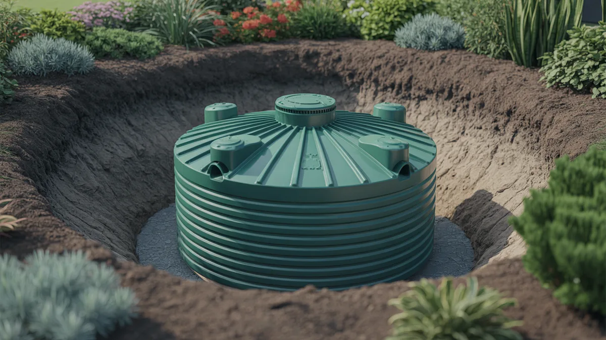 Comment transformer un container plastique en cuve de récupération d'eau enterrée