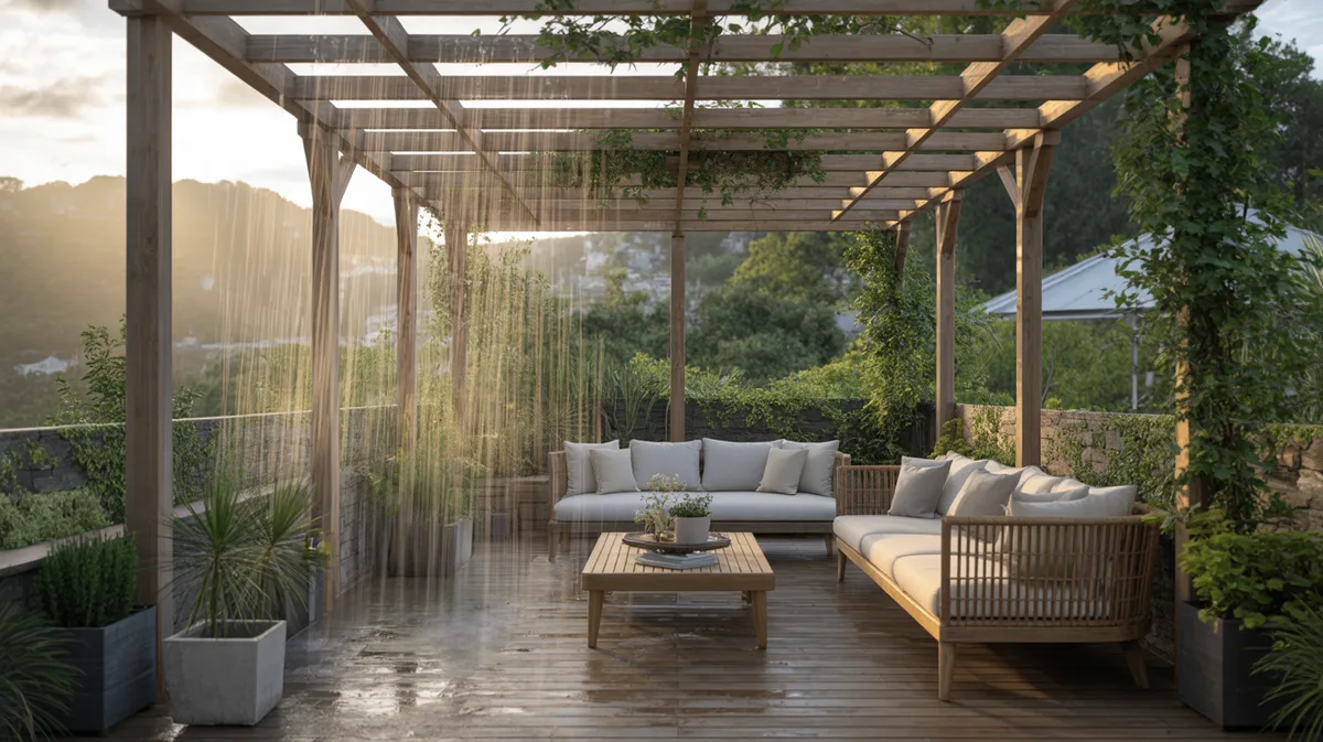 Installer un système de brumisation haute pression DIY pour rafraîchir sa pergola