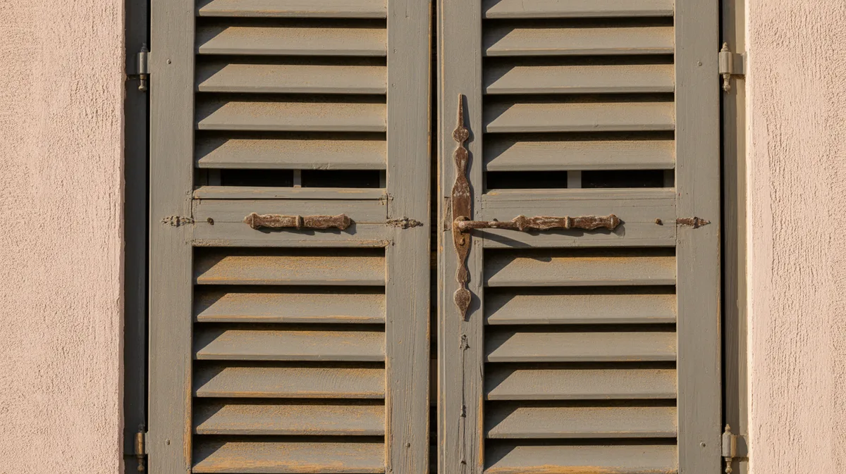 Réparer un volet battant en bois gonflé par l'humidité : guide complet