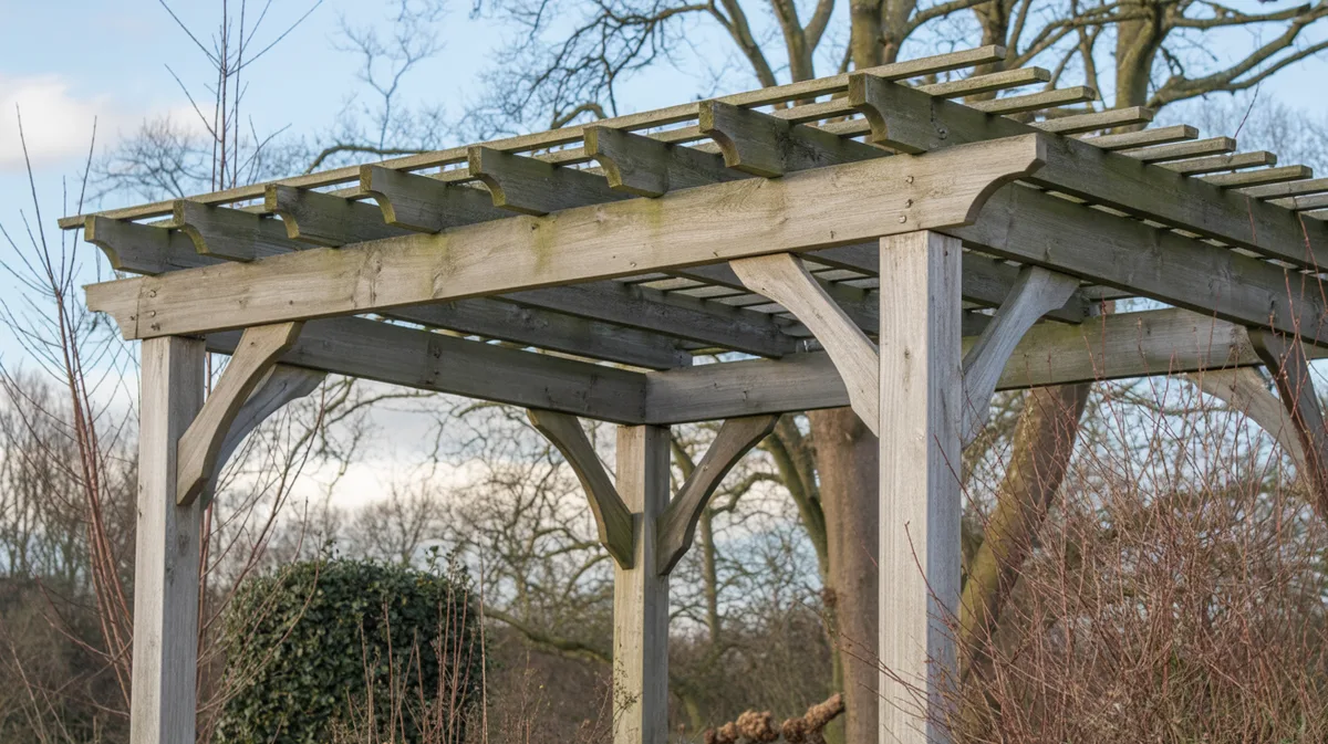 Réparer une pergola en bois abîmée par l'hiver : guide complet de restauration