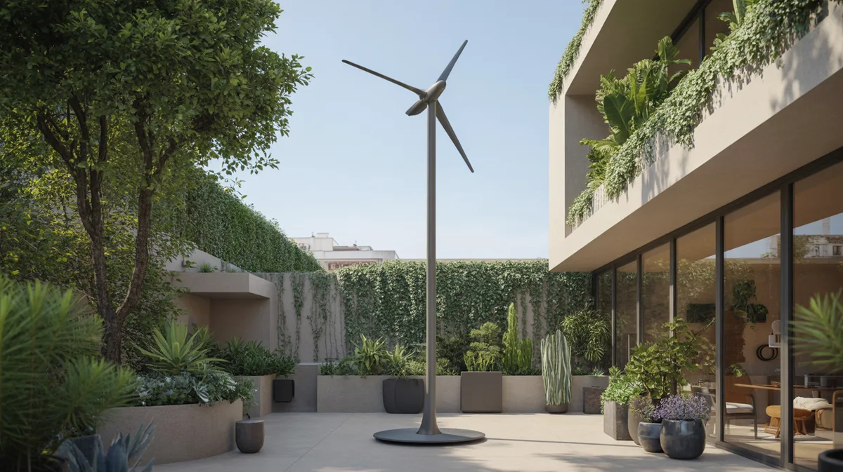 Comment construire une éolienne verticale silencieuse de 500W pour jardin urbain
