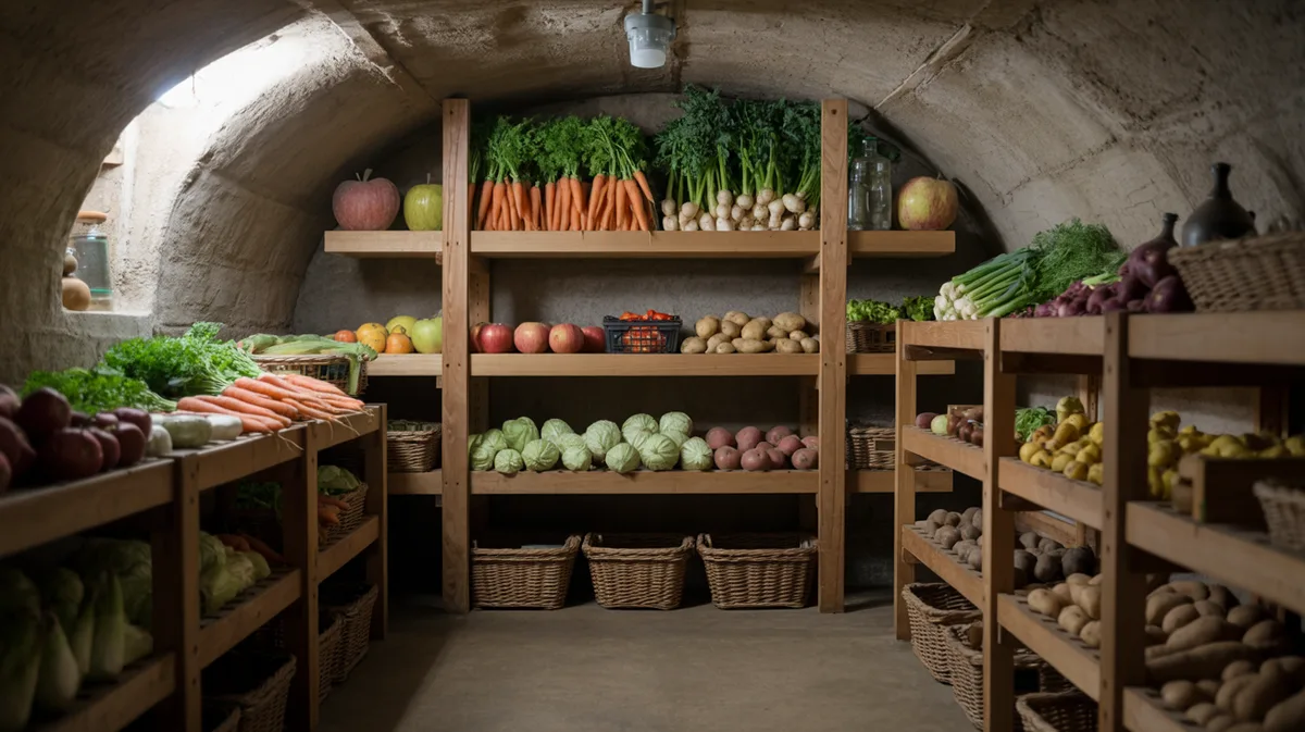 Comment créer un garde-manger enterré naturellement frais pour conserver fruits et légumes