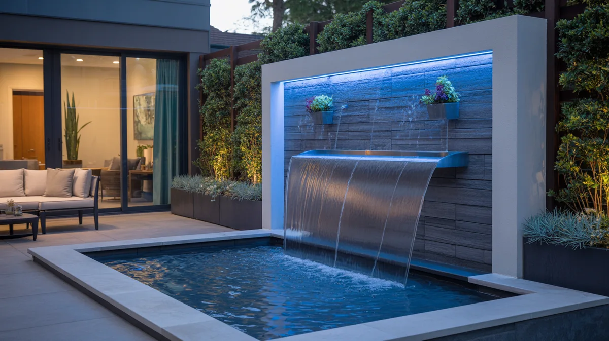 Comment créer un mur d'eau décoratif avec éclairage LED : guide complet du bricoleur