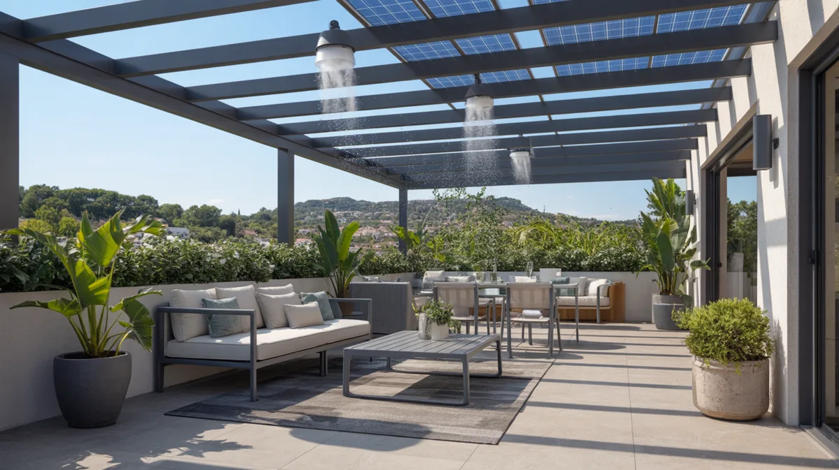 Comment créer un système de brumisation terrasse avec programmateur solaire
