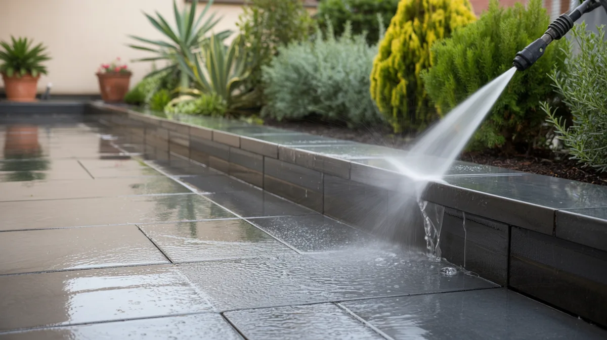 Comment créer une station de lavage haute pression pour terrasse avec récupération d'eau