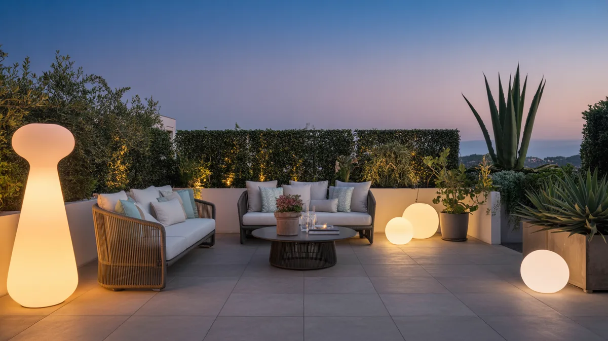 Comment installer un éclairage de terrasse adaptatif selon l'heure et la météo