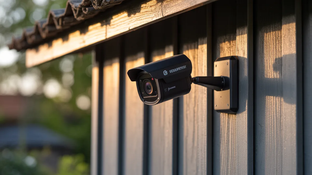 Fabriquer un détecteur d'intrusion solaire avec caméra nocturne pour abri de jardin