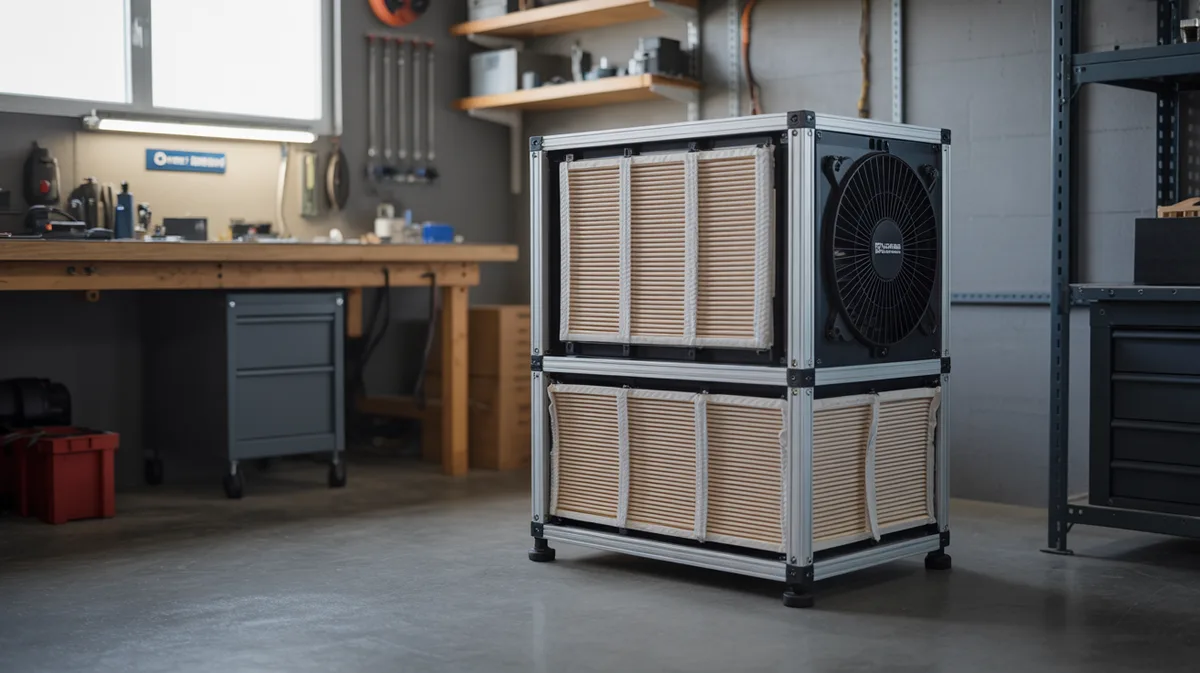Fabriquer un purificateur d'air de garage : guide complet pour un système de filtration multicouches
