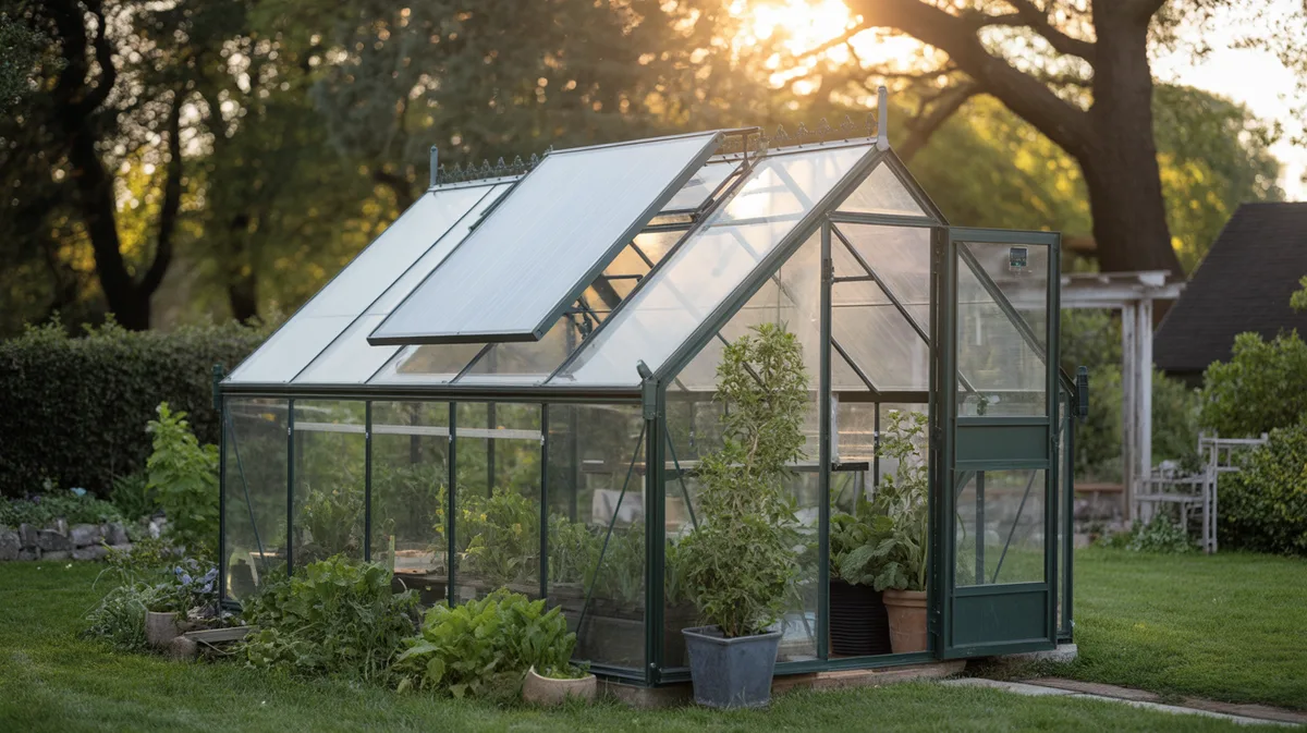 Transformer une serre froide en serre chauffée avec un panneau solaire thermique