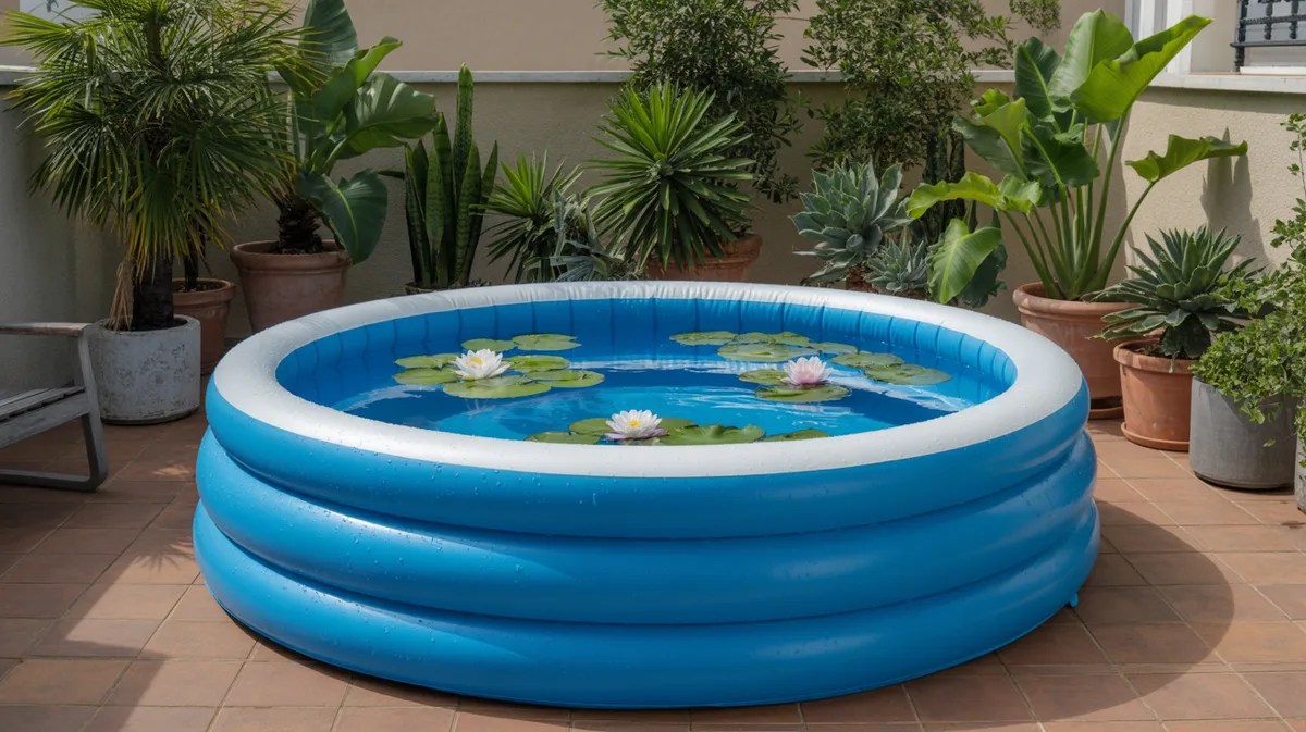 Comment transformer une piscine gonflable en bassin de refroidissement naturel pour terrasse