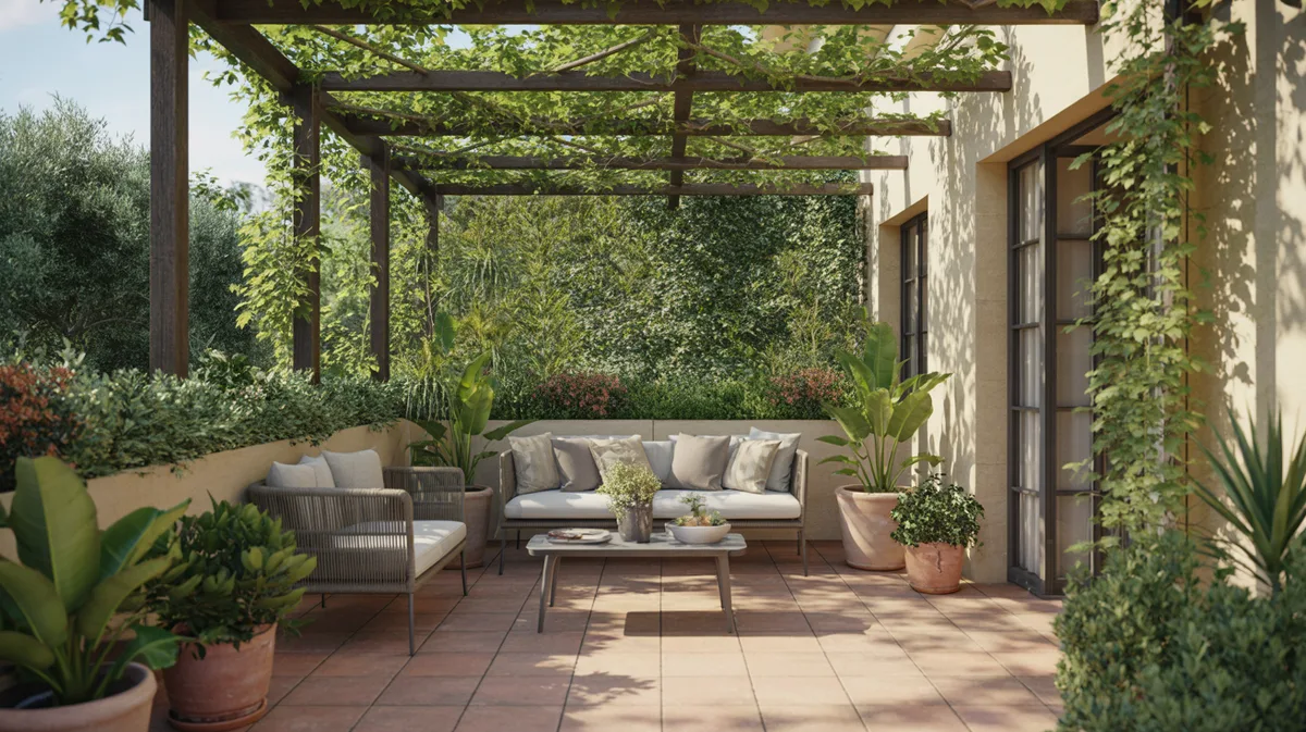 Créer une oasis fraîche sur sa terrasse : végétalisation et ombrage naturel pour réduire la chaleur