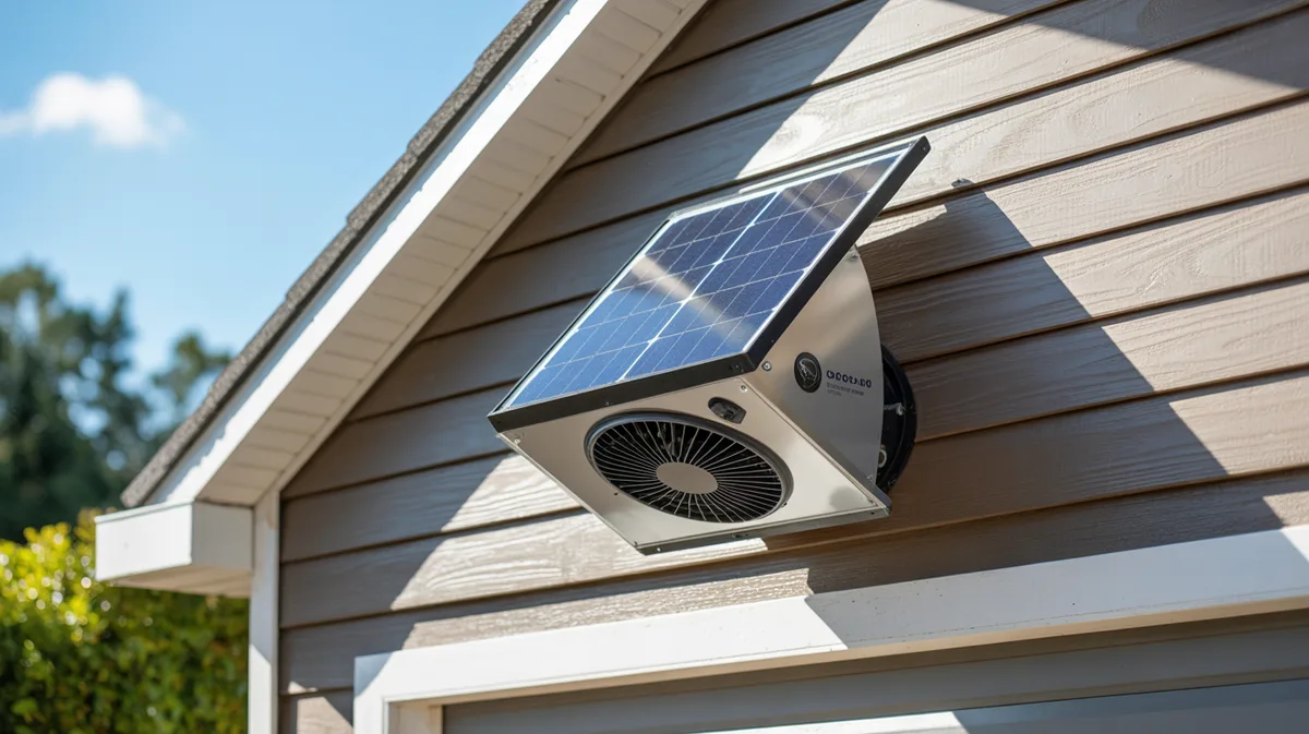 Installer un extracteur d'air solaire pour garage en 2 heures : guide complet