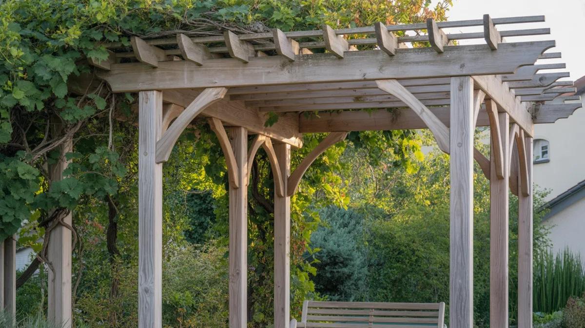 Réparer une pergola en bois qui gondole : techniques de redressement et prévention
