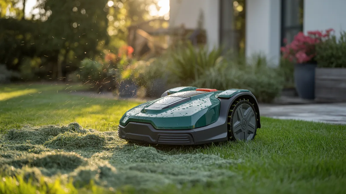Réparer une tondeuse robot qui rate des zones après les pluies de printemps