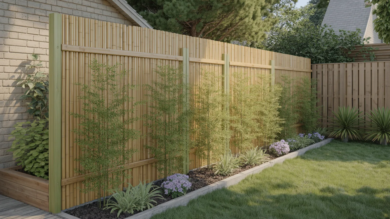 Installer un brise-vue en bambou sur une clôture : fixation et durabilité