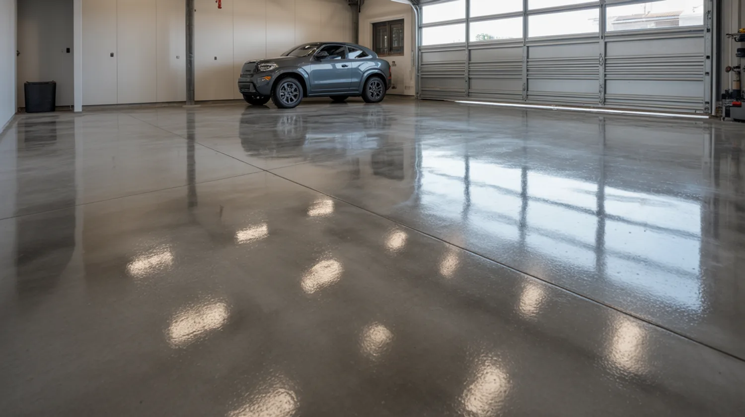 Béton poli dans un garage : guide complet pour un sol résistant et durable