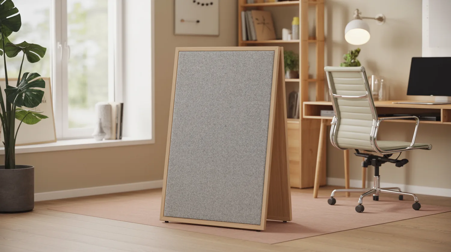 Panneau acoustique amovible pour bureau à domicile : construire une cloison anti-bruit sans percer les murs